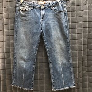 Paige cropped jeans size 31
